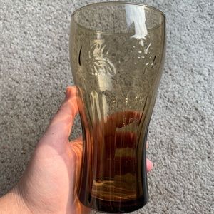 SOLD: Vintage glass Coca Cola advertising cup